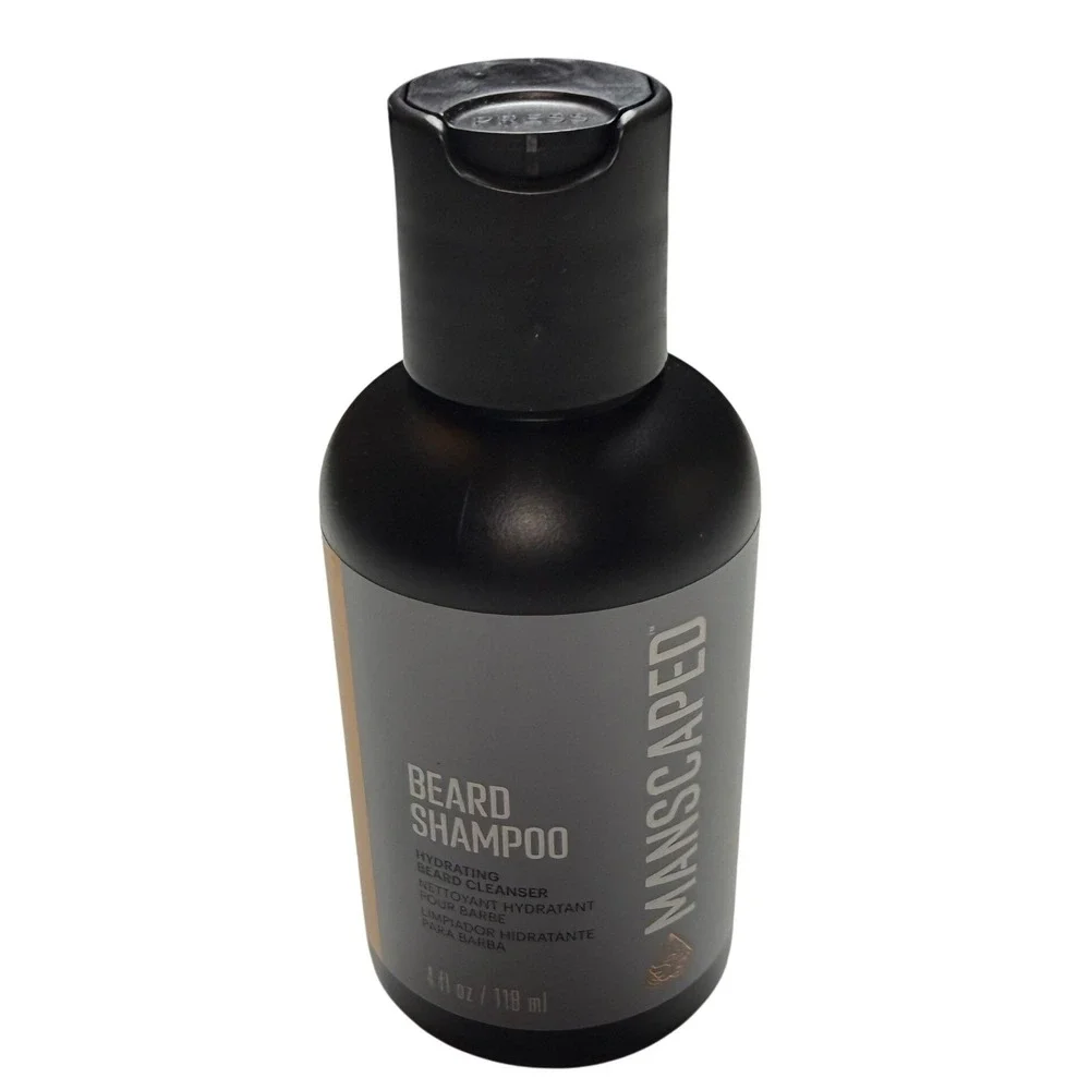 Manscaped Beard Shampoo Hydrating Beard Cleanser 4oz New